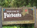 Chegada oficial a Fairbanks