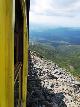 Vista de dentro do vagão