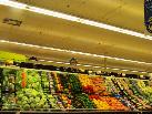 Secção de hortaliças no supermercado