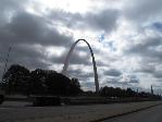 Gateway Arch visto do rio Missouri
