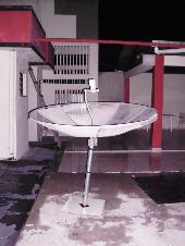 Na latitude do Equador antenas ficam verticais