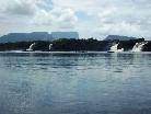 Os quatro saltos da Laguna de Canaima