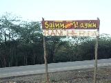 Entrada da rancheria Wayuu