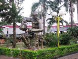 Estátua de matero em praça do centro