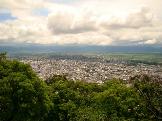 A cidade vista do alto do Cerro San Bernardo