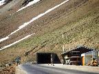 Andes - túnel Cristo Redentor lado chileno